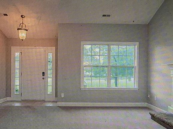 Front entry and living room