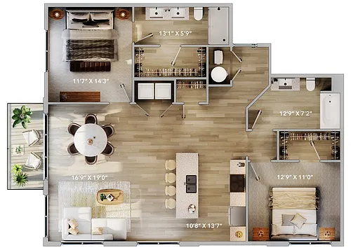 Floor plan Windward