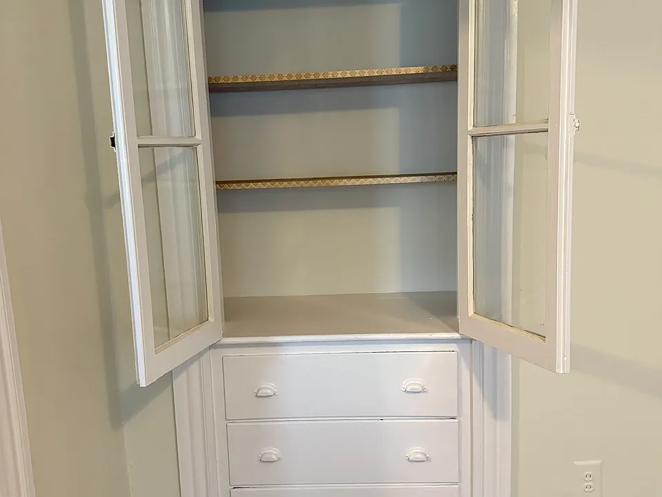 Cabinet in main living area