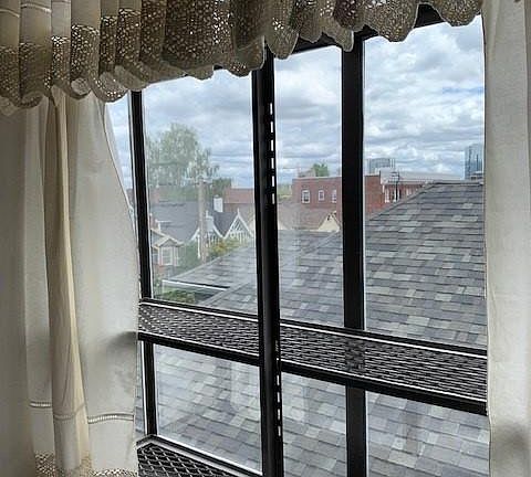 View from kitchen