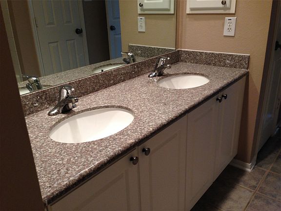 Master bath double sink
