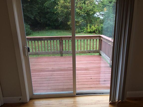 From dinning room back deck/yard
