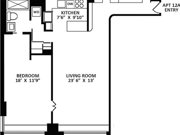 2nd image of 101 W 79th St APT 12A