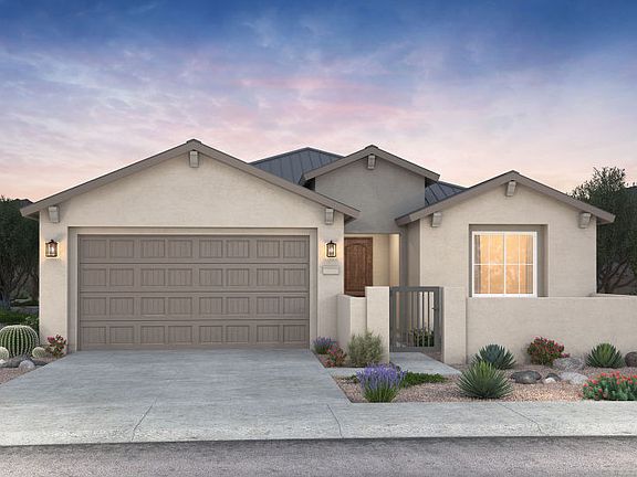 Single-story Gateway plan shown in Elevation A with a two-car garage.