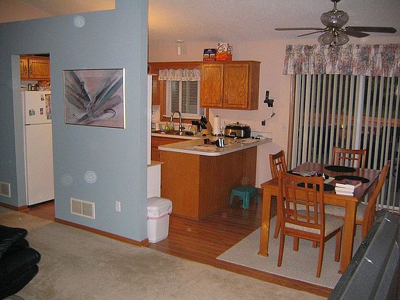 Upstairs Dining room & Kitchen