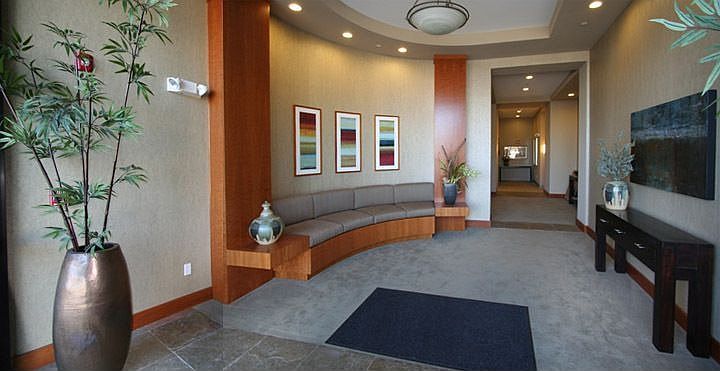 Lobby of building
