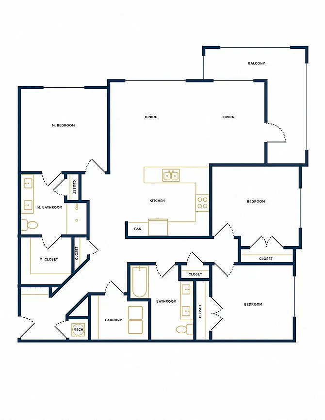 Floor plan C2-HC