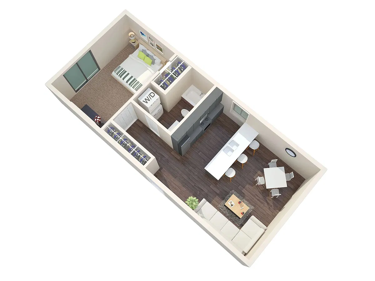 Floor plan 1X1