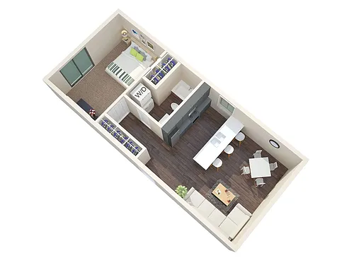 Floor plan 1X1