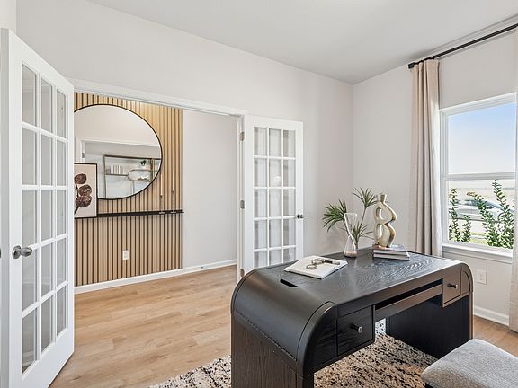 The Kettering II- Foyer and Study with French Doors