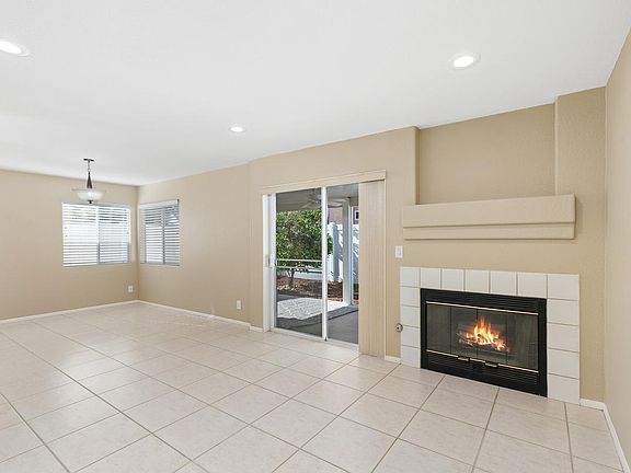 Large Great Room with Cozy Fireplace