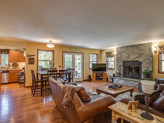 LIVING ROOM AND DINING AREA