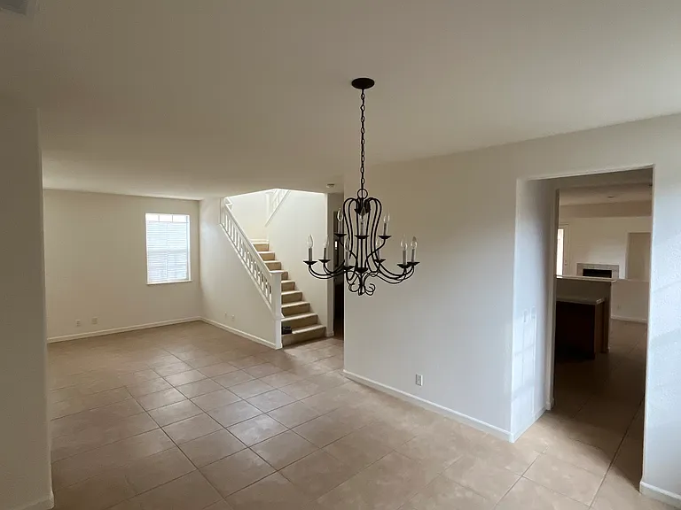 Dining room with view of butler's pantry