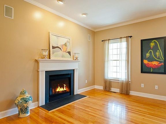 Gleaming hardwood floors