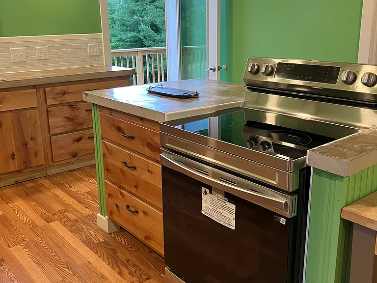 Brand new glass top electric range