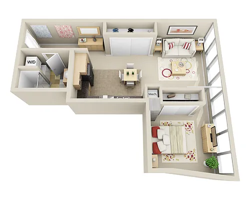 Floor plan Highrise A1V