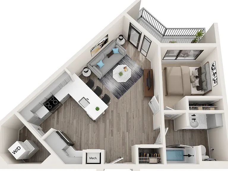 Pisces - 1 Bedroom, 1 Bathroom