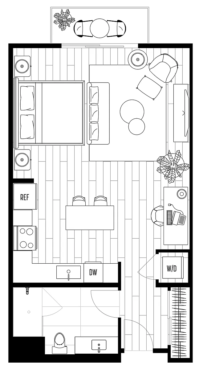 Floor plan STUDIO