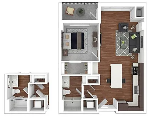 Floor plan Isles