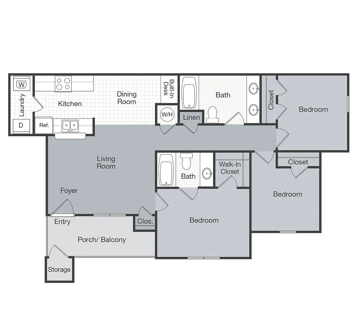 Floor plan 3BR