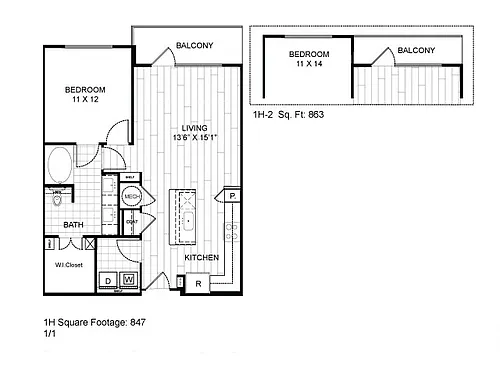 Floor plan A3 Renovated