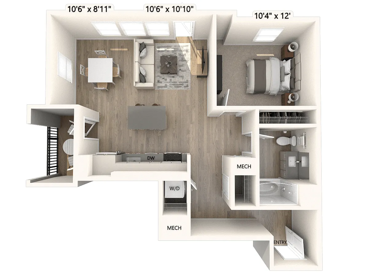 Floor plan A19