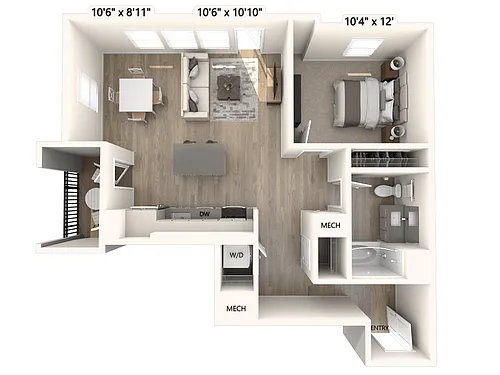 Floor plan A19