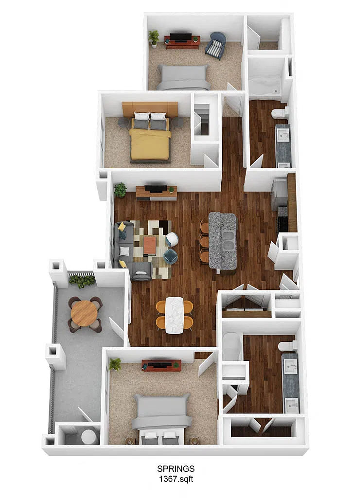 Floor plan C2A-S
