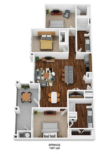 Floor plan C2A-S