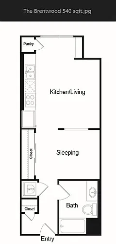 Floor plan The Brentwood