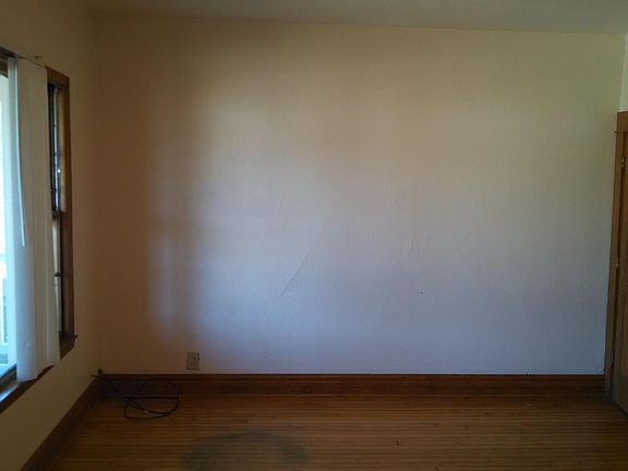 living room view toward bathroom