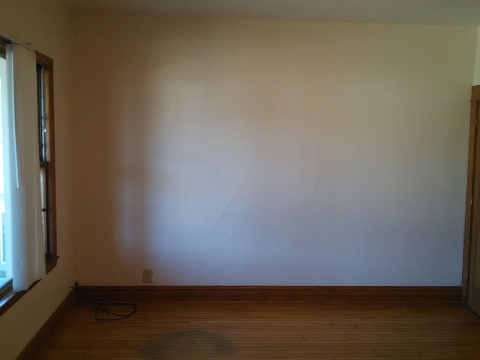 living room view toward bathroom