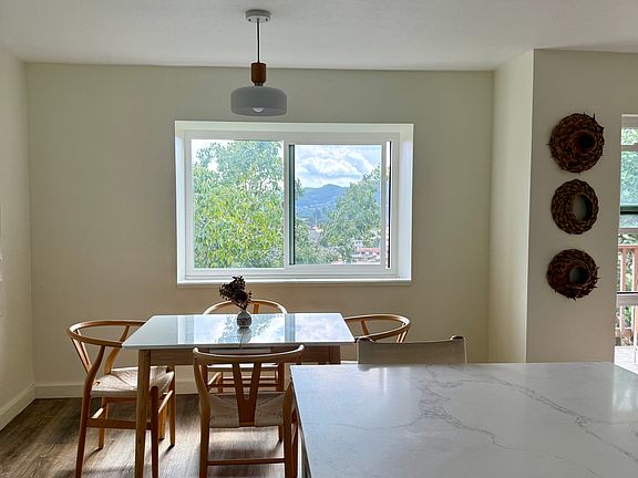 View from inside the kitchen