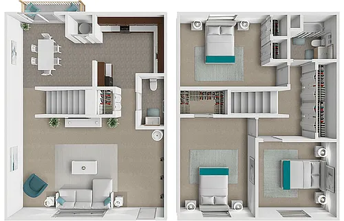 Floor plan Villa