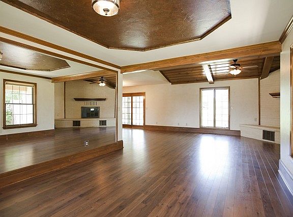 Spacious with wood floor