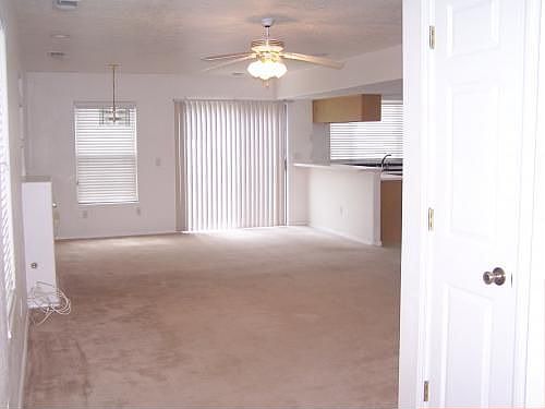 through entry to living area