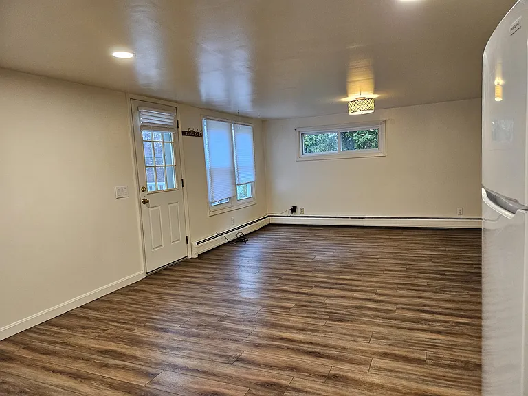 Living room offers plenty of natural light