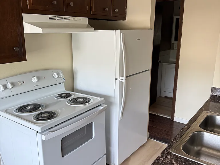 Kitchen with new appliance's.