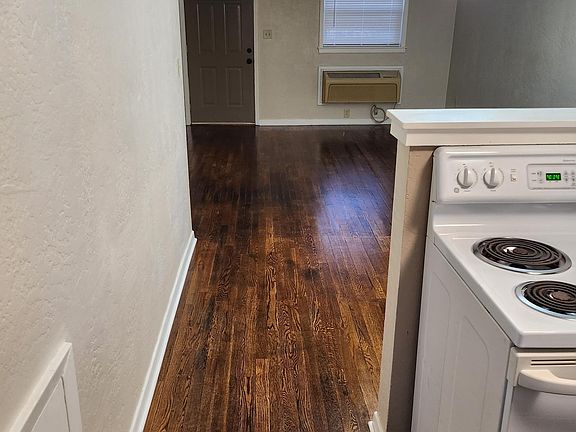 kitchen looking to dining and living room