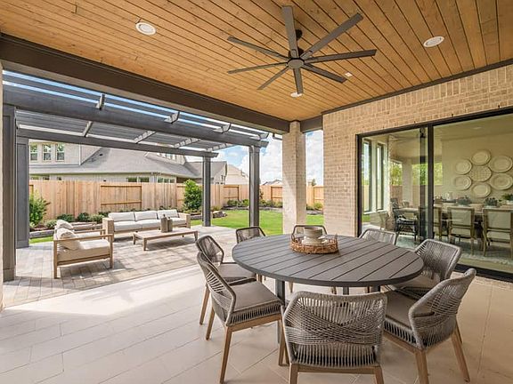 Representative Only Bogata Model Home Covered Patio Elevation S