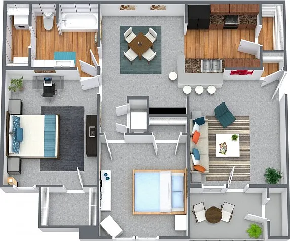Two Bedroom Two Bedroom