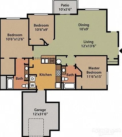 The Apartments at Kirkland Crossing — Photo 57