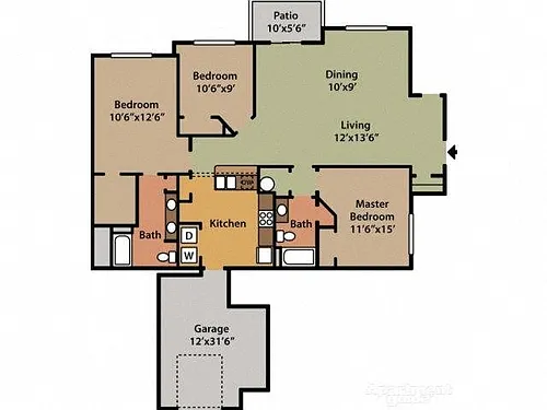 Floor plan Magnolia