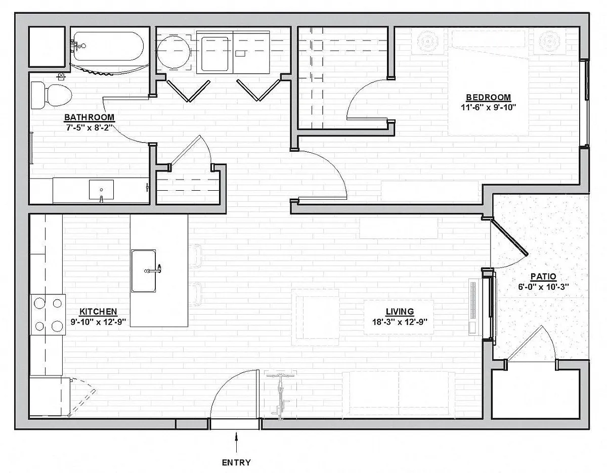 Floor plan Hagen - 1x1 A1