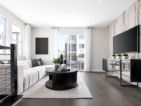 Gathering room with balcony access