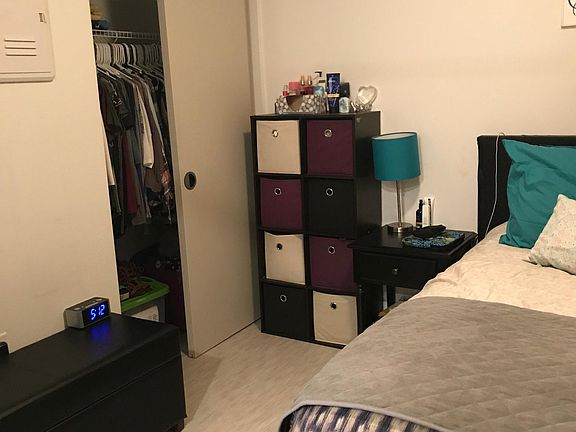 Bedroom with spacious closet