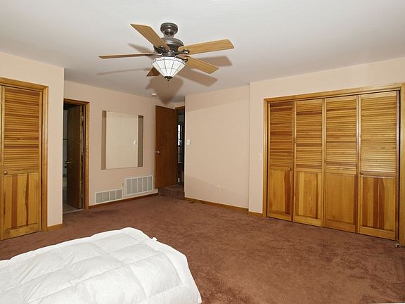 Master Bedroom with Two Double closets