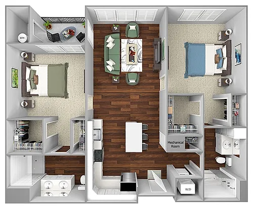 Floor plan B8