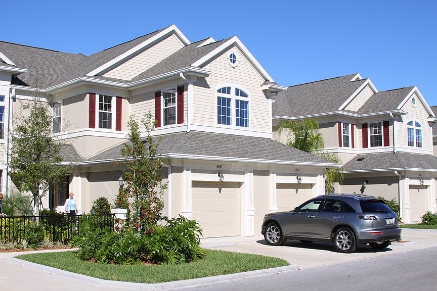 Exterior of carriage home