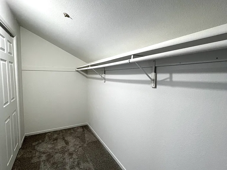 Oversized closet in primary bedroom